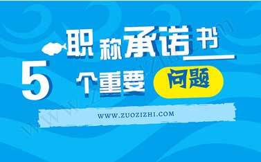 職稱申報誠信承諾書怎么寫