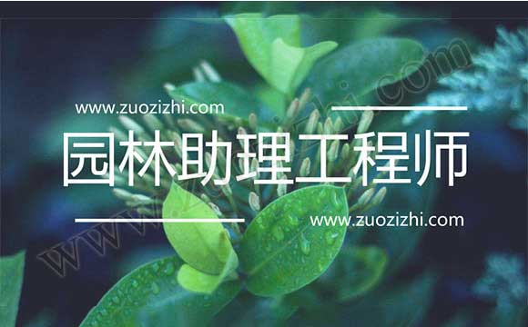 園林助理工程師