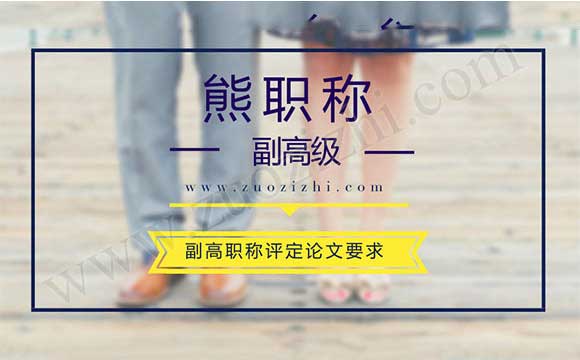 評(píng)副高職稱論文要求