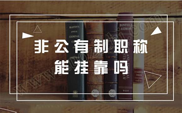 非公有制職稱能用嗎
