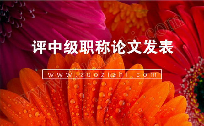 評中級職稱論文發表