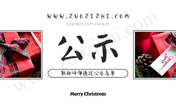 職稱評審?fù)ㄟ^公示