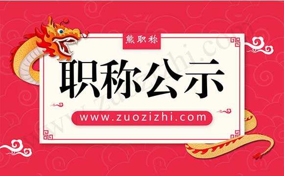 工程專業職稱評審公示