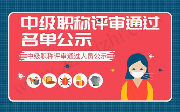 中級職稱評審通過名單公示