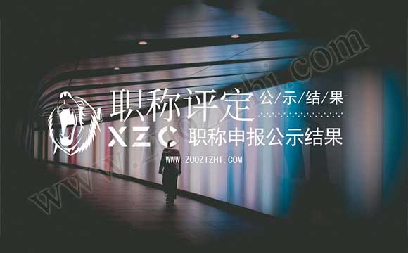 職稱評定公示結果