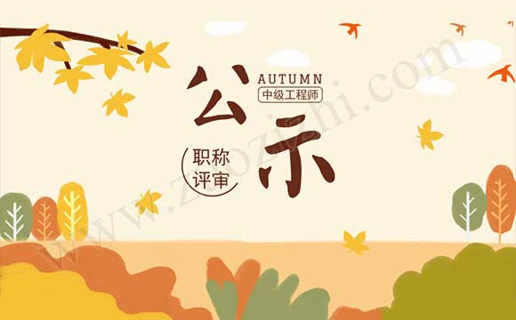 職稱評定公示結果