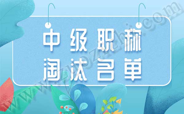 職稱評審淘汰原因