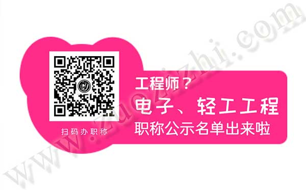 輕工工程中級職稱評審公示