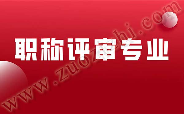 職稱(chēng)評(píng)審專(zhuān)業(yè)