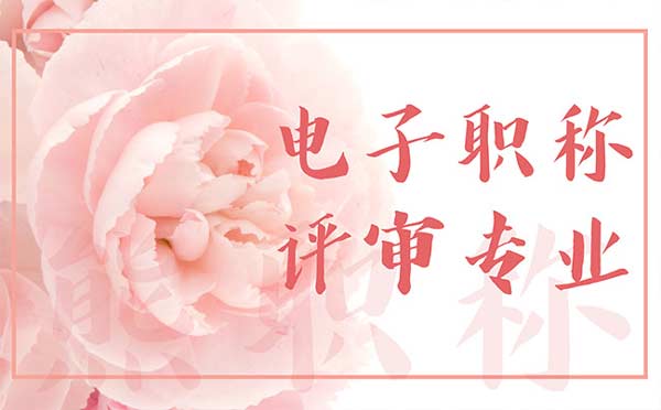 電子職稱評審專業