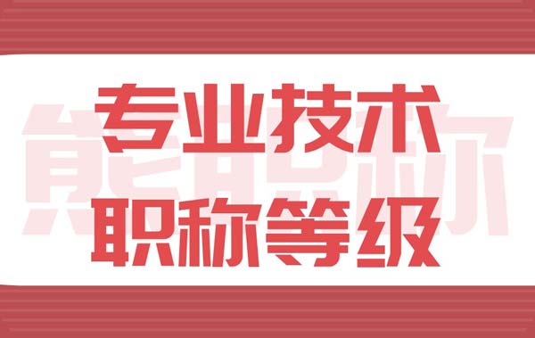 專業技術職稱等級