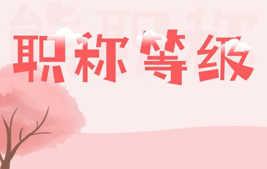 職稱等級