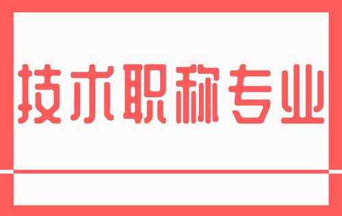 技術(shù)職稱專業(yè)
