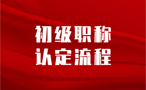 初級職稱認定流程