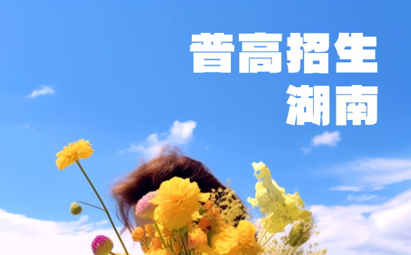 湖南2025普高招生考試報名通知