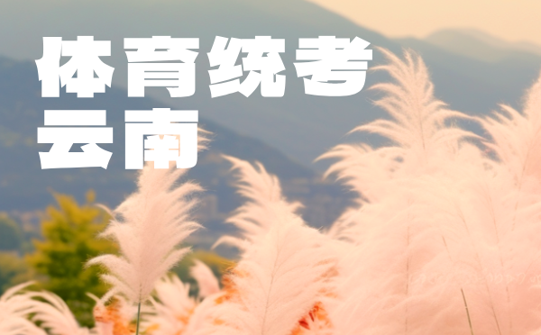 云南2025普高招生體育類專業統考