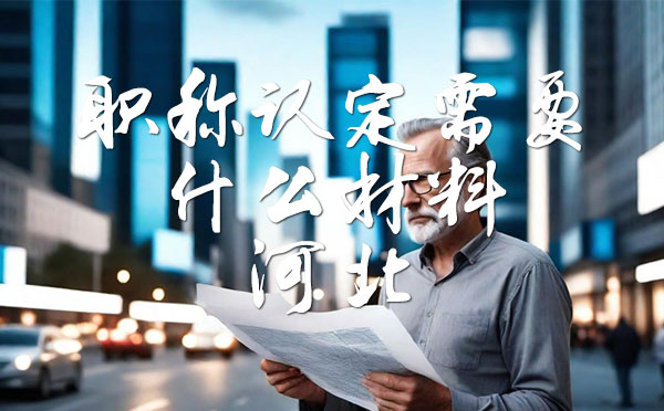 職稱認定需要什么材料