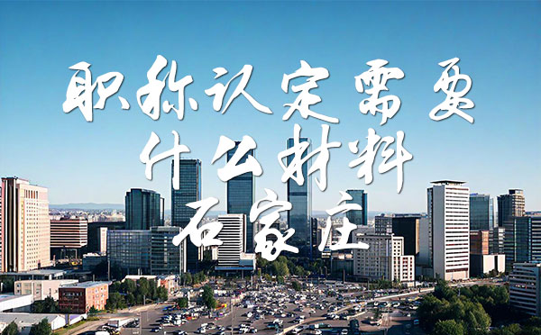 職稱認(rèn)定需要什么材料