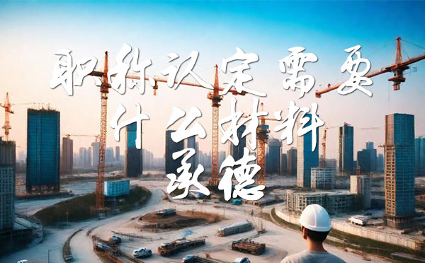 職稱認(rèn)定需要什么材料