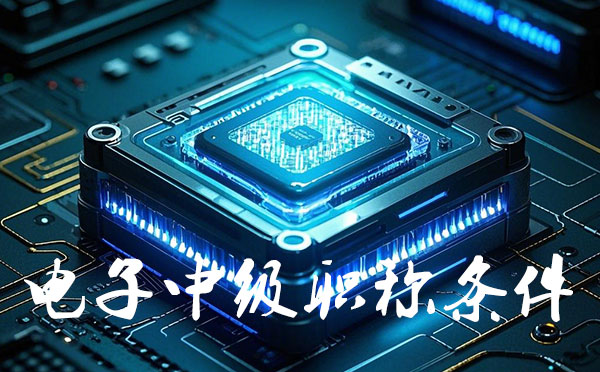 滄州電子中級工程師職稱報名要求