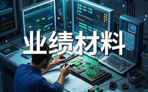 職稱業(yè)績(jī)證明材料范本