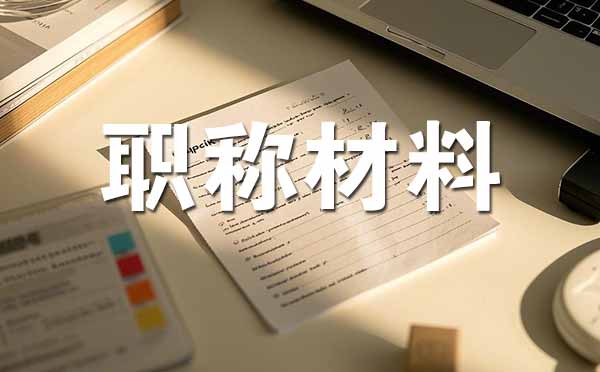 中級職稱評審需要準備哪些材料